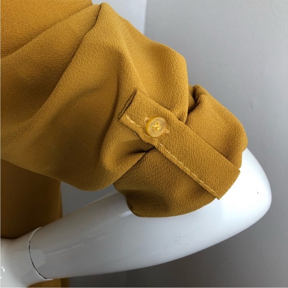 Mustard Yellow Embroidered Maxi Dress - Picture 8 of 10